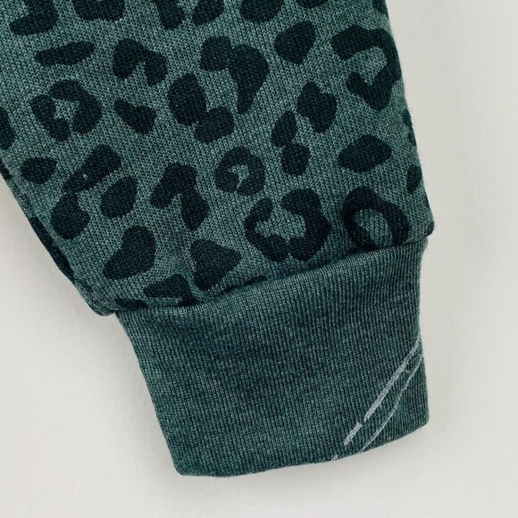 ALTERNATIVE Animal Print Hooded Sweatshirt Leopard Size XS - Picture 8 of 13